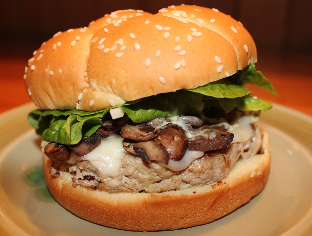 Mushroom Swiss Burger Ohana